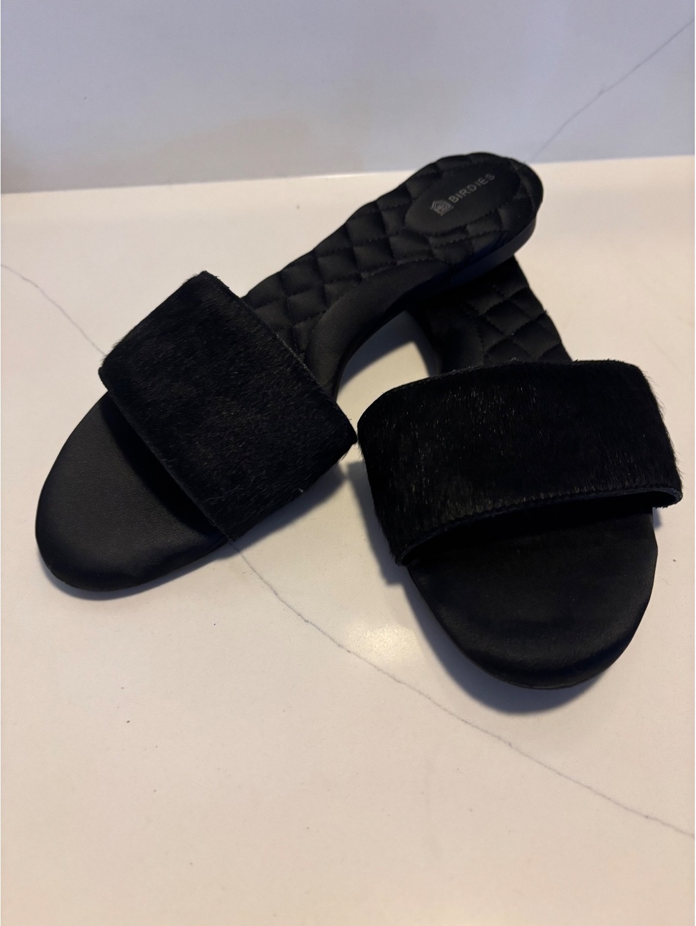 Birdies Black Slide Sandals size 10